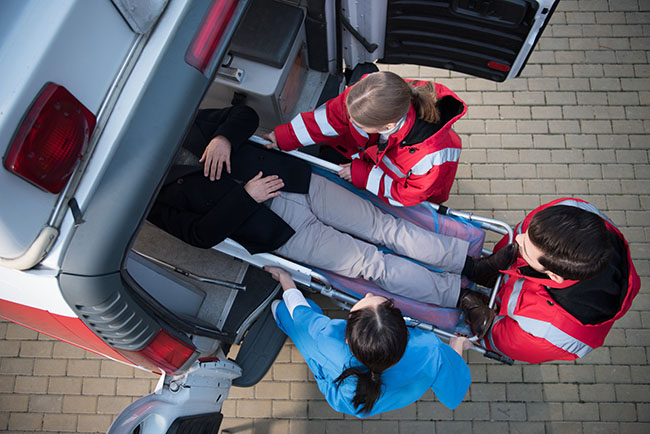 Transport en ambulance La Coquille